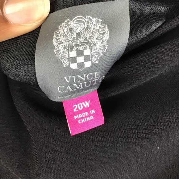 Vince Camuto Plus Size Embellished Gown Black 20W - Picture 13 of 14